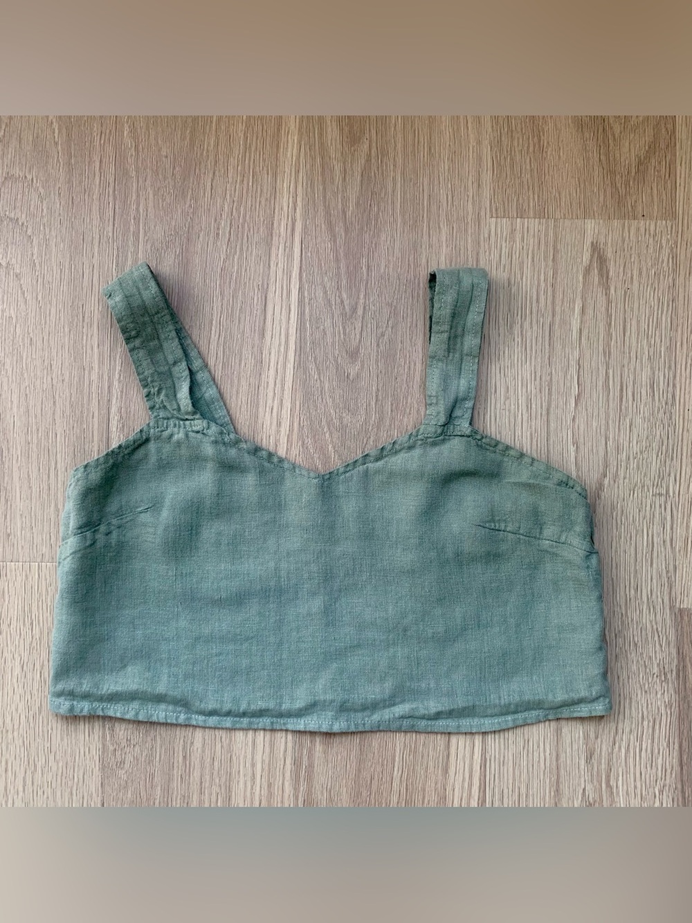 Organic Linen Set- Mate the Label, crop top & shorts - Picture 2 of 7